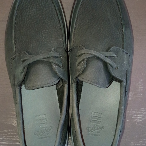 Sperry Men\'s 9M Charcoal Gray Rippled Slip On Unique Loafer NEW GOLD CUP